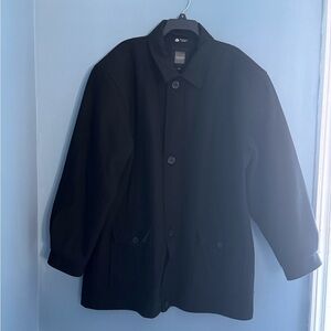 Classic Black Men's Pea Coat